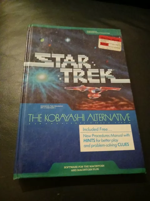 Star Trek The Kobayashi Alternative Game Complete Retro Macintosh