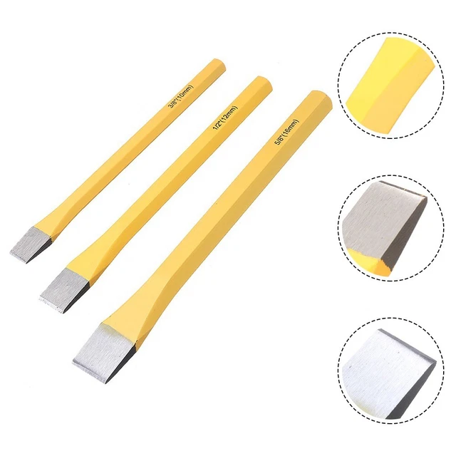 Acciaio Cromo Vanadio Piatto Scalpello for Allestitore Mano Strumenti Solido A