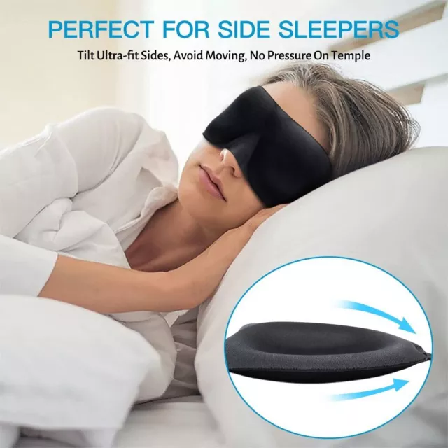 Relax Shade Cover 3D Eye Mask Memory Eye Patch Sleeping Aid Sleep Eyeshade