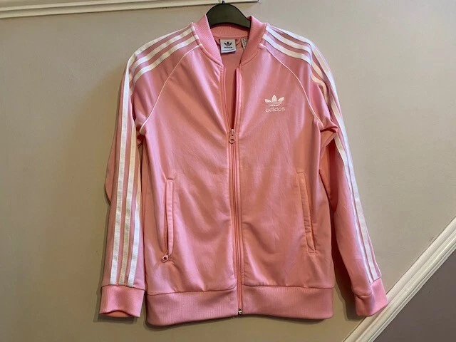 Giacca Top Tuta Adidas Ragazze Rosa Età 11-12 Anni
