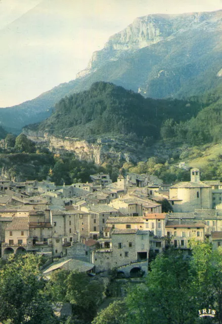 Carte CHATILLON EN DIOIS Au pied de la montagne de Glandasse Vue partielle