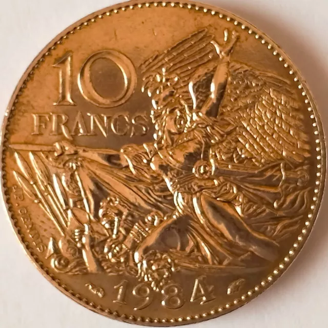 Pièce - Monnaie de France - 10 Francs - François RUDE 1984 -République Française
