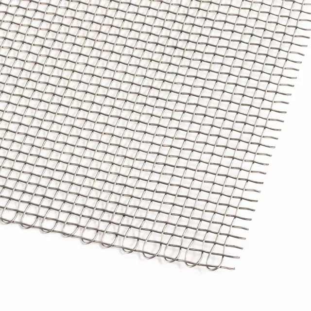 PitKing Products Woven Wire Stainless Steel Grille/Vent Mesh - 2FT X 1FT