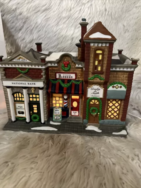 Department 56 #58888 Christmas in the City "Riverside Row Shops" Building New!