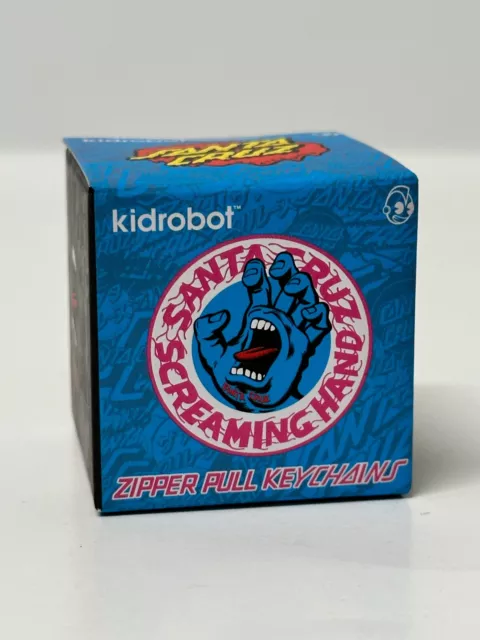 Santa Cruz Screaming Hand Zipper Pull by Kidrobot Single Sealed Blind Box