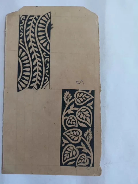 Floral design textile handmade design rare collectible piece of indian artwork