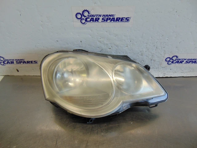 VW Polo Headlight 9N3 05-09 Drivers right front head light + Bulb holder