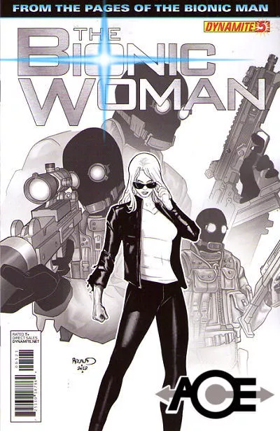 BIONIC WOMAN #5 Paul Renaud SKETCH Cover 1:10