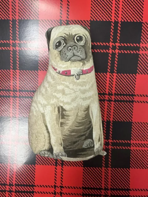 PUG DOG The Toy Works Primitive cloth Animal DOLLS    Stuffed Pug