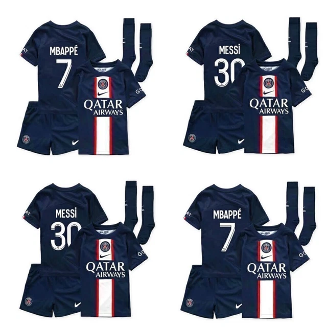 2023  PSG Paris Saint Germain Heim Kinder Minikit Trikot MBAPPE 7 DE ：20-2XL  ~~