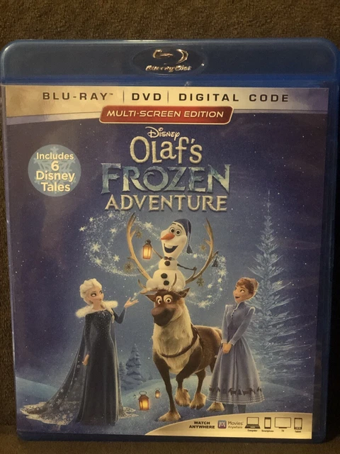 DISNEYS OLAF FROZEN Adventure Multi Screen Addition BluRay/ DVD $15.00 ...