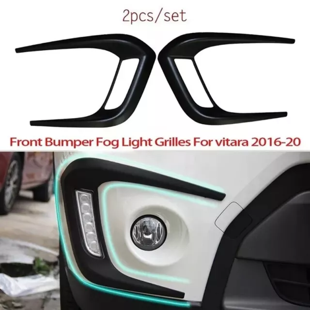 Car Front Fog Lamp Eyebrow Cover Trim for Vitara 2016-2020 X7F34788