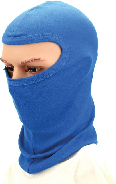 Sturmhaube Sturmmaske Balaclava Blau - Mund- und Nasenschutz Ski Kart Motorrad