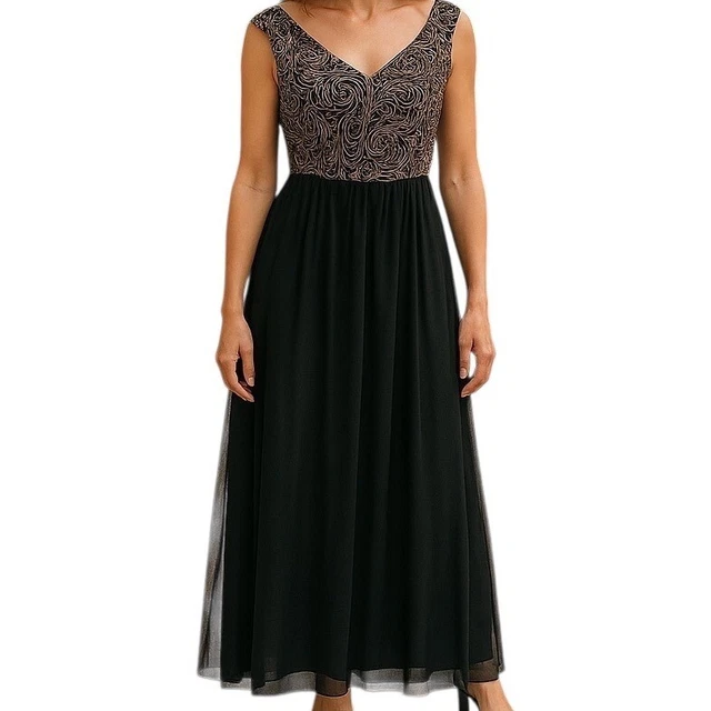 elegant black mini dress Marla - | Mini Dress match it with flats So Chic It's Scary… juliet sleeves dress Color:Gold Multi