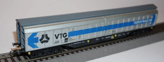 Wagon Couvert GLS Roco époque IV – DB – Brun Et Gris – HO (1/87)