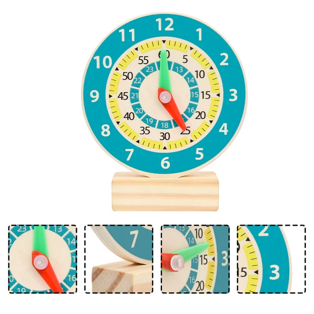 Reloj de mesa Reloj digital Reloj de escritorio Ayudas de enseñanza Número de rompecabezas de colección