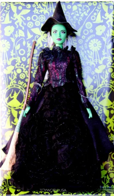 2018 Barbie Signature Wicked Elphaba The Witch Wizard of Oz FJH60 Doll VHTF