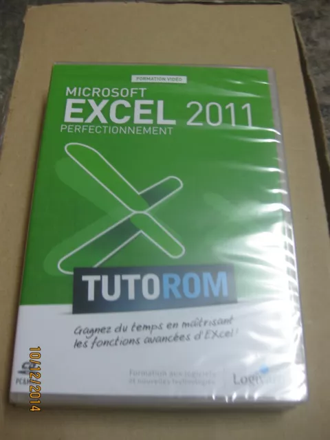 TUTOROM FORMATION Excel 2011 : Perfectionnement sur DVD NEUF