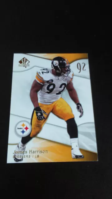 ENVÍO GRATUITO-James Harrison-2009 Upper Deck SP Auténtico Fútbol-n.º75