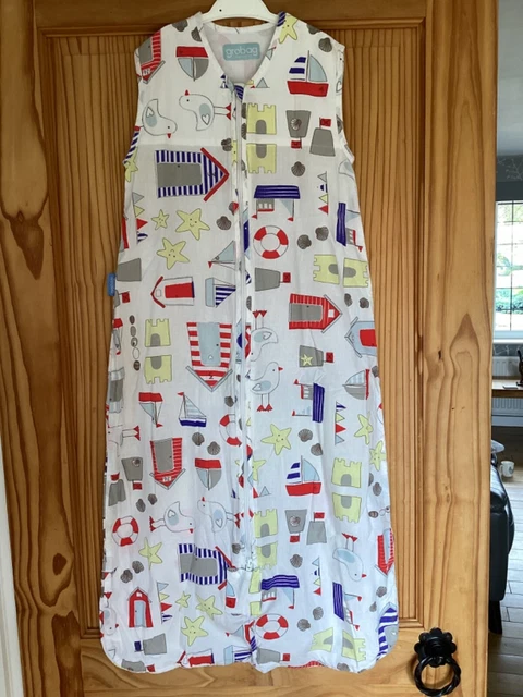GROBAG 100 COTTON 0.5 Tog Summer Lightweight Sleeping Bag With