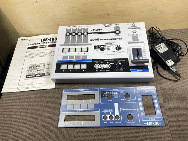 ROLAND EDIROL LVS-400 4-Channel Video Mixer Switcher Used