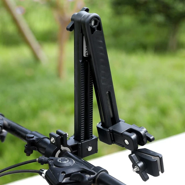 Bike Parasol Umbrella Mount Holder for Wheelchair Bicycle Stroller (Grey)