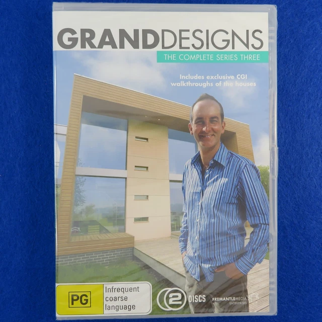 GRAND DESIGNS SERIES 3 - Brand New - DVD - Region 4 - Fast Postage !! £ ...