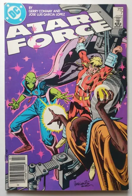 Atari Force #7 - 1984 Series -F/VF - DC - Conway & Garcia Lopez