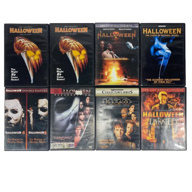 Halloween 4 The Return of Michael Myers & Halloween 5 Revenge of Michael DVD Lot