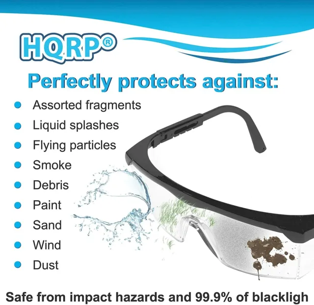 UV Protector Seguridad Gafas para Trabajo Con Herramienta Eléctrica Y Linternas 3