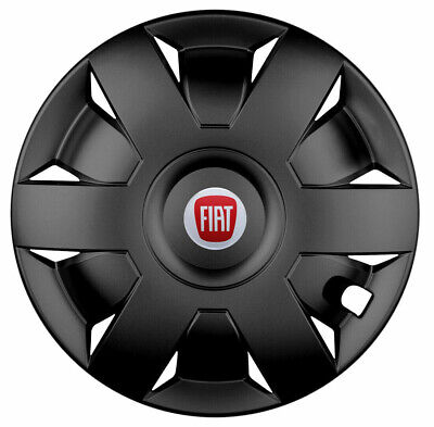 14'' Wheel trims hub caps fit Fiat Punto 500 Panda black  4x14''