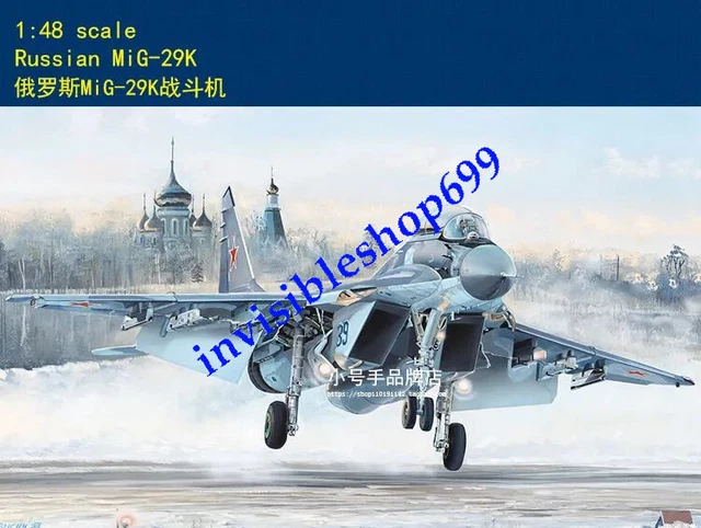 HOBBYBOSS 81786 1/48 Soviet MiG-29K Fulcrum D Model Kit $109.00 ...