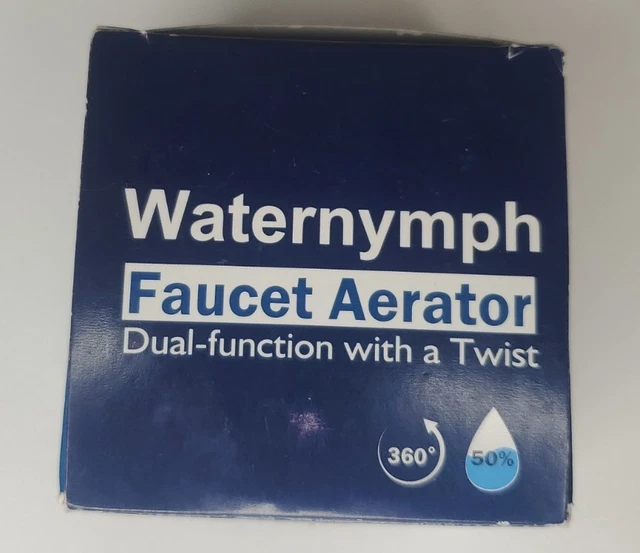 Grifo aireador de cocina ninfa de agua ángulo giratorio 360 grados 1,8 GPM doble función