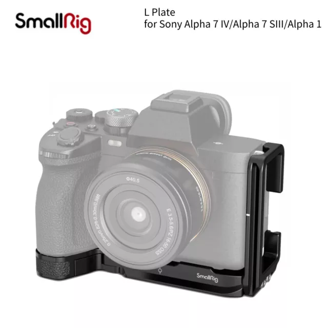 SmallRig L-Bracket for Arca-type Quick Release L Plate for Sony Alpha a7 IV-3660