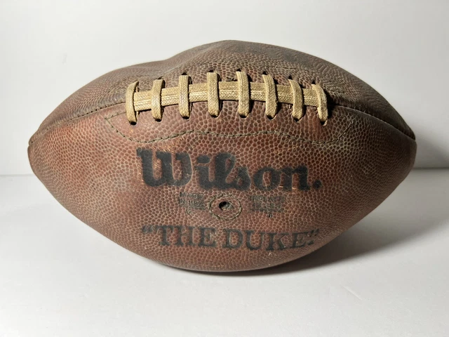 Vintage Wilson THE DUKE NFL Football Game Ball 70’s Official Pattern Made In USA