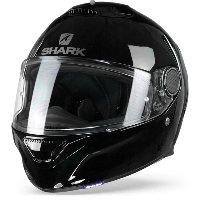 Shark Spartan 1.2 Blank BLK Black Full Face Helmet