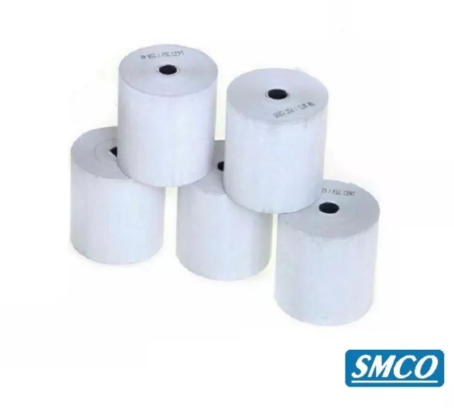 57x40mm THERMAL ROLLS Till Receipt Paper R130 QTY 1 20 40 80 100 200 500 BY SMCO 2