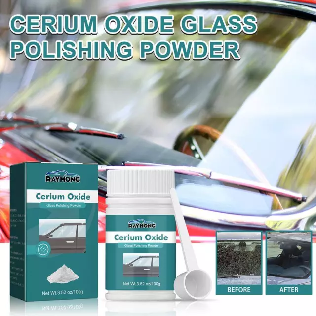 120g Deep Scratch Remover,Repair Glass Polishing Kit Oxide Cerium Powder D0J3