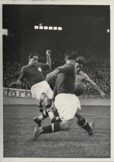 Photo Vintage 1937 – Match De Rugby France-Roumanie à Jean Bouin, Tirage Argentique