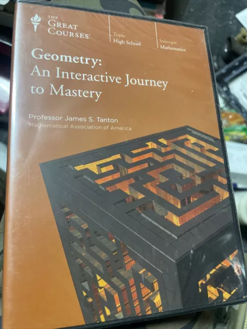The Great Courses GEOMETRY An Interactive Journey to Mastery(DVD, 2014) SEALED c