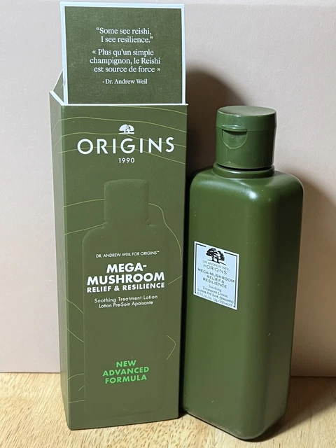 ORIGINS Mega-Mushroom Relief & Resilience Soothing Treatment Lotion 6.7 oz 200ml