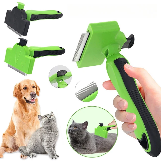 Dog Brush for Shedding Cat Grooming Comb Tools LONG Hair Pet Trimmer