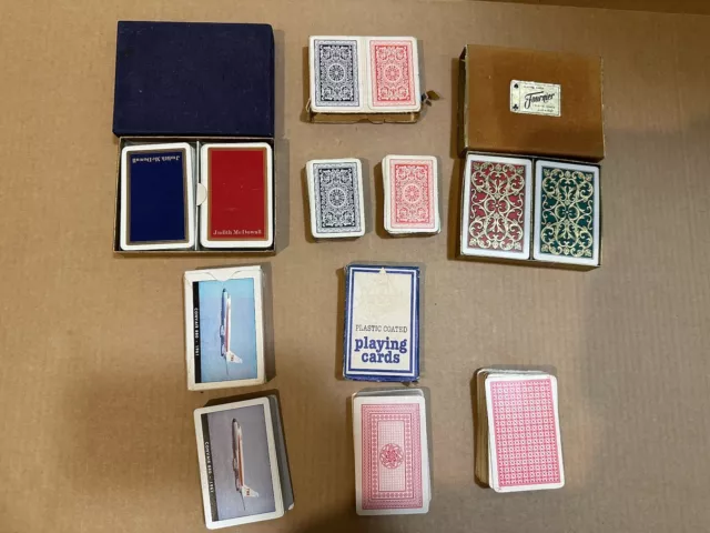 Restposten X9 Sammlerstück Vintage Spielkarten, inklusive/Ofen/Geduld/Ausland