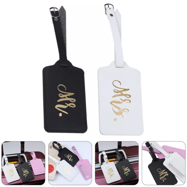 2 Pcs Suitcase Identify Label Luggage Tag Outdoor Luggage Identifier