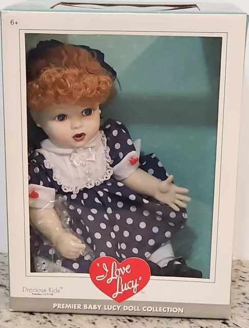 Precious Kids I Love Lucy Premier Lucy Doll Polka Dot Dress