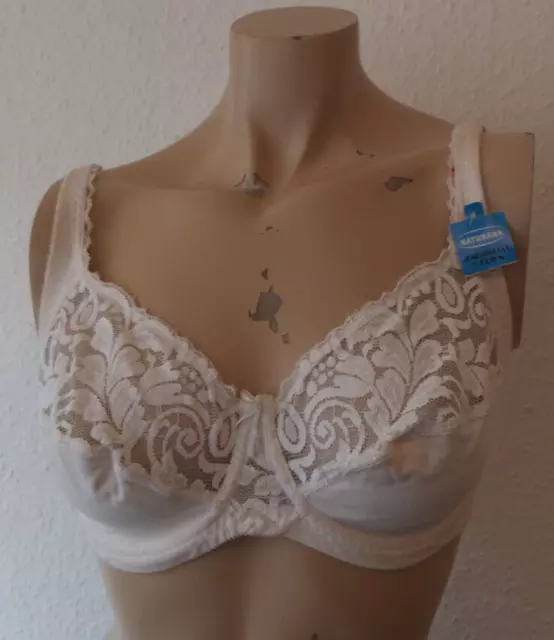 Naturana Charming Bra with Lace Size Eu 80 D For 95 GB 36 Cup D New White