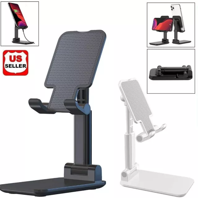 Adjustable Cell Phone Tablet Desktop Stand Desk Holder Mount Cradle iphone ipad