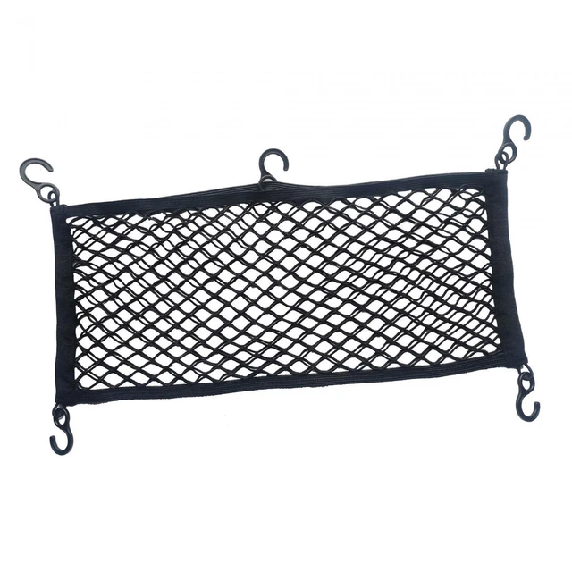 Filet De Coffre Extensible Universel 70x35 Cm – Filet Élastique Avec Crochets Solides Pour Voiture, SUV, Camping-Car, Moto Et VTT – Organisation Parfaite Du Coffre Teksome