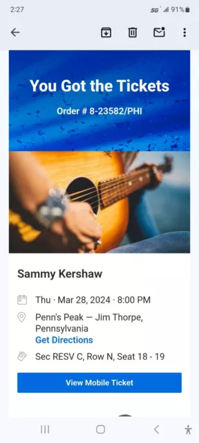 Sammy Kershaw Tickets
