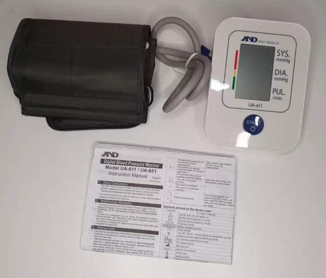 A & D medical UA-611 blood pressure monitor